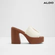 【ALDO】MAYSEE-個性厚底涼拖鞋-女鞋(米白色)