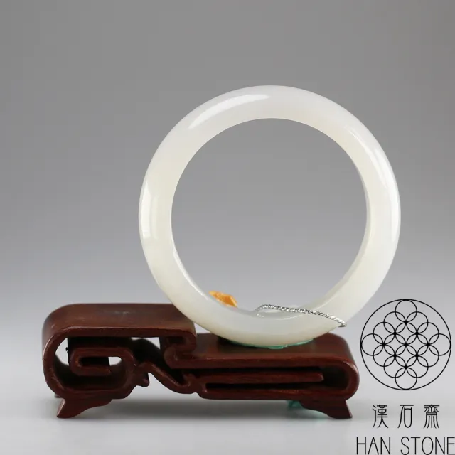 漢石齋】天然和田玉手鐲玉鐲羊脂白玉(手圍16.7/版寬15.7mm 漢石齋】天然和田玉手鐲玉鐲羊脂白玉(手圍16.7/版寬15.7mm
