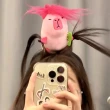 【HaNA 梨花】小紅書抖音火熱同款．卡皮巴拉可愛水豚創意毛絨搞怪髮箍