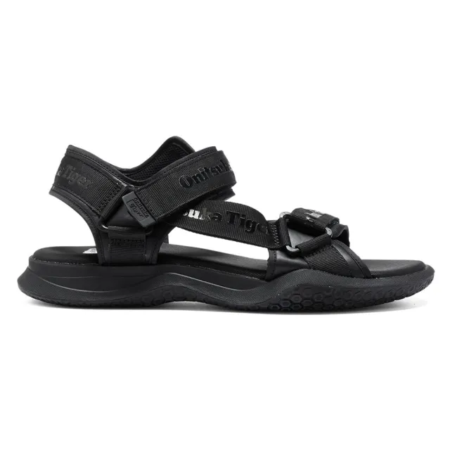 【Onitsuka Tiger】鬼塚虎 黑色 OHBORI STRAP 休閒涼鞋 休閒鞋 (1183B305-002)