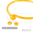 【福西珠寶】9999黃金彈力手環  光面潘朵拉黃金手鐲  1.95寸(金重：2.70錢+-0.03錢)