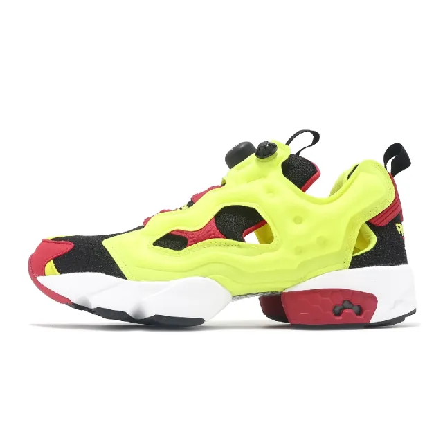 【REEBOK】休閒鞋 Instapump Fury 94 男鞋 黃紅 Citron 30週年 充氣式 緩衝 休閒鞋(100074910)