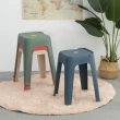 【IDEA】2入組繽紛撞色系高腳椅凳/塑膠椅
