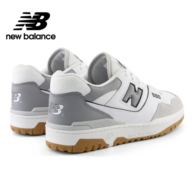 【NEW BALANCE】NB 復古鞋/運動鞋_男鞋/女鞋_灰白色_BB550ESC-D