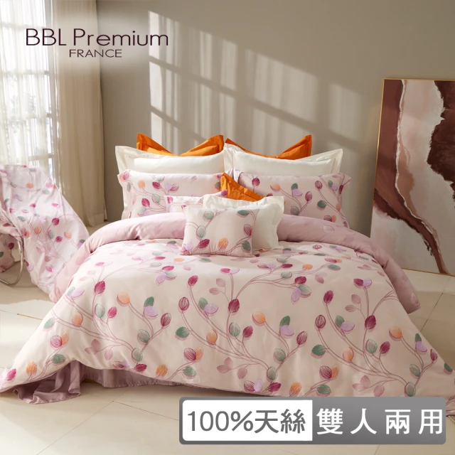 BBL Premium 100%天絲印花兩用被床包組-夏日情