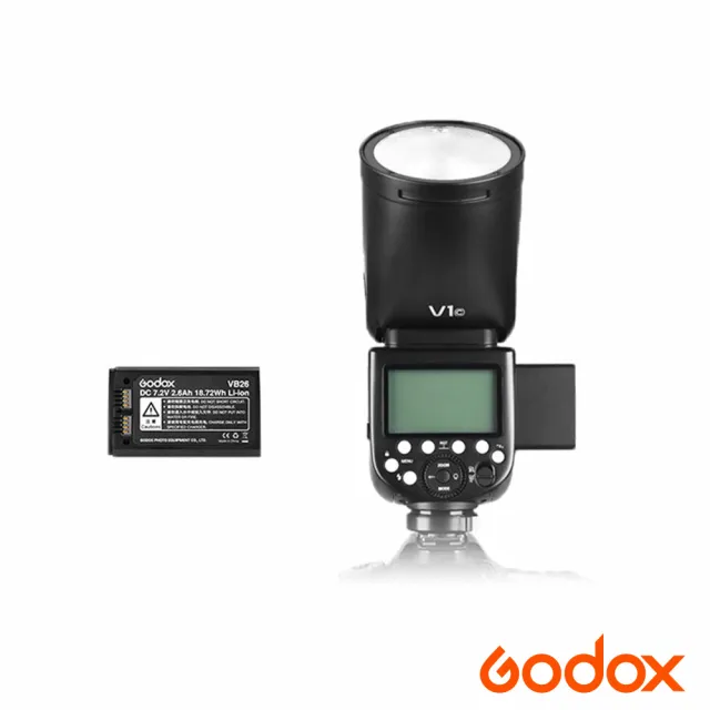 【Godox 神牛】神牛 V1 機頂閃光燈+X2T TTL無線引閃器 For Canon/Nikon/Sony/Fujifilm(正成公司貨)