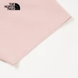 【The North Face 官方旗艦】【抗UV】】北面女款UPF粉色吸濕排汗防曬短袖POLO衫｜89T8LK6