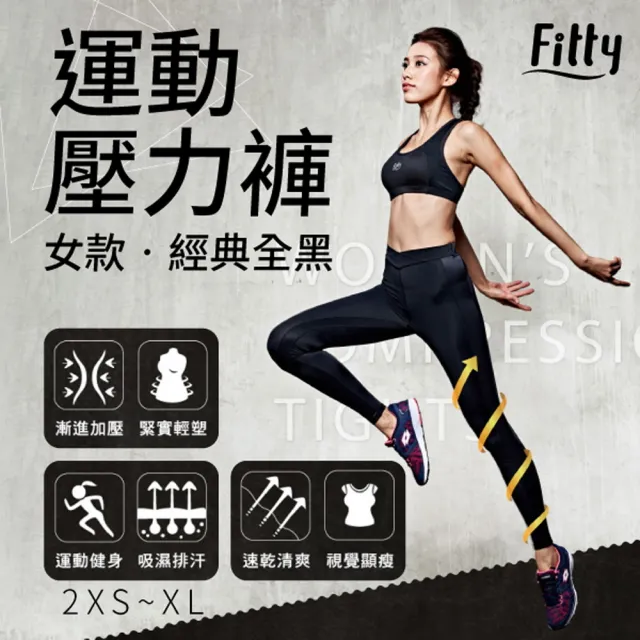 【iFit】愛瘦身 Fitty 暢銷精選機能褲/壓力褲(多款可選)