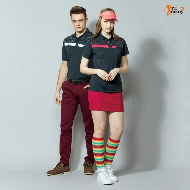 Pro Dormy 普多力 台灣製 男款 中性版 女款 短袖上衣 休閒POLO衫 高爾夫球衫(男女同款)