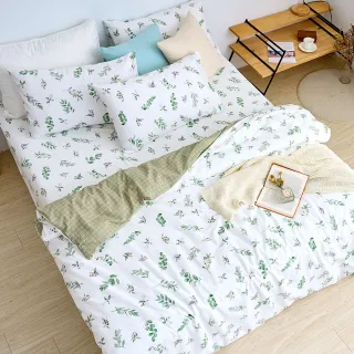 【DUYAN 竹漾】40支精梳棉 三件式枕套床包組 / 多款任選 台灣製(雙人)