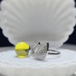 【勝弘珠寶】多明尼加藍珀天鵝戒指-9mm