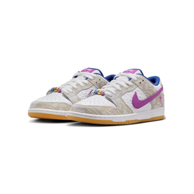 【NIKE 耐吉】Rayssa Leal x Nike SB Dunk Low 白紫藍鴛鴦 FZ5251-001(聯名款 男鞋 休閒鞋)