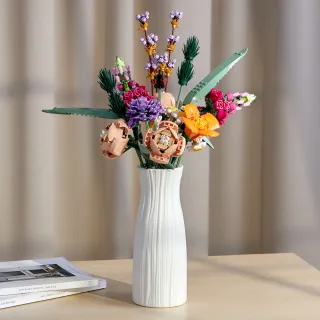 【LEGO 樂高】Botanicals 10280 花束(花束 擺設 居家裝飾 DIY 禮物 母親節禮物)