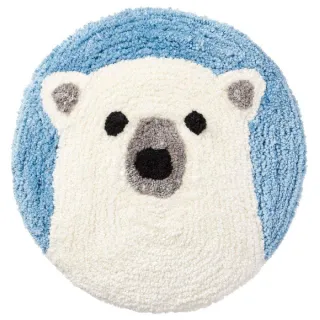 【MUJI 無印良品】木棉坐墊(北極熊)