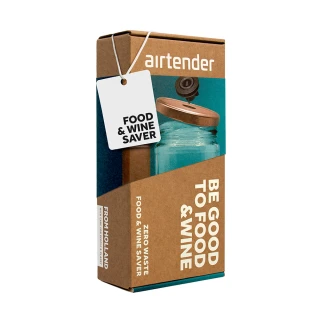 【荷蘭Airtender】真空鎖鮮酒塞組禮盒(含真空塞6入及瓶蓋打洞器)