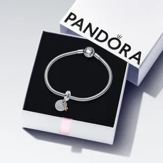 【Pandora 官方直營】幸福之鑰吊飾手鏈套組