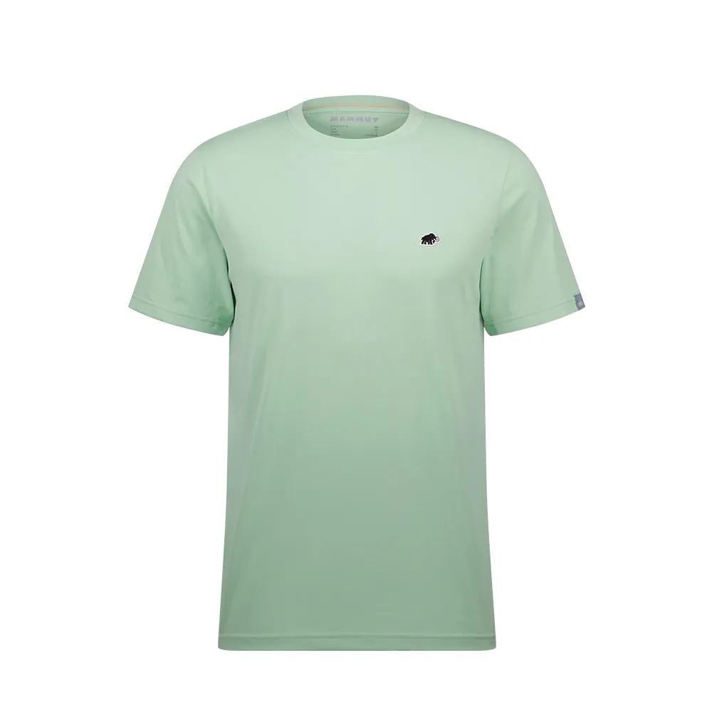 【Mammut 長毛象】Mammut Essential T-Shirt AF Men 防曬布章LOGO短袖T恤 男款 薄荷綠PRT1 #1017-05080