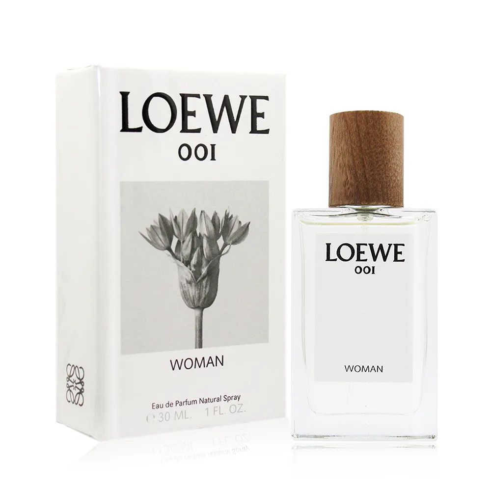 【LOEWE 羅威】001 WOMAN 女性淡香水(30ml EDT-國際航空版)