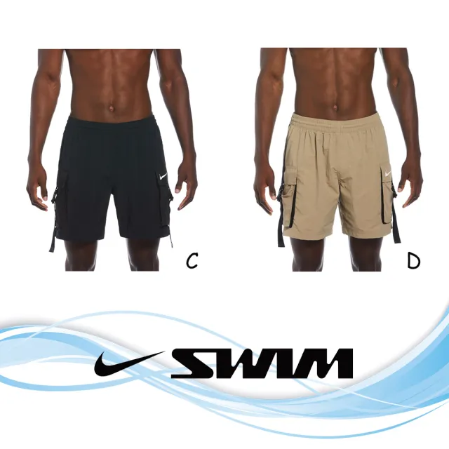 【NIKE 耐吉】SWIM 短褲 七吋海灘褲 男泳裝 運動 共兩款