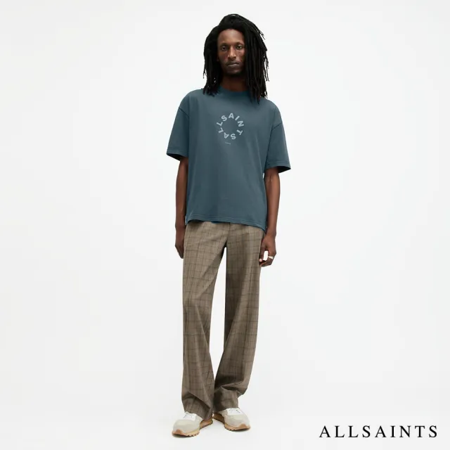 【ALLSAINTS】TIERRA 純棉寬鬆LOGO短袖T恤 MG294Y(寬鬆版型)