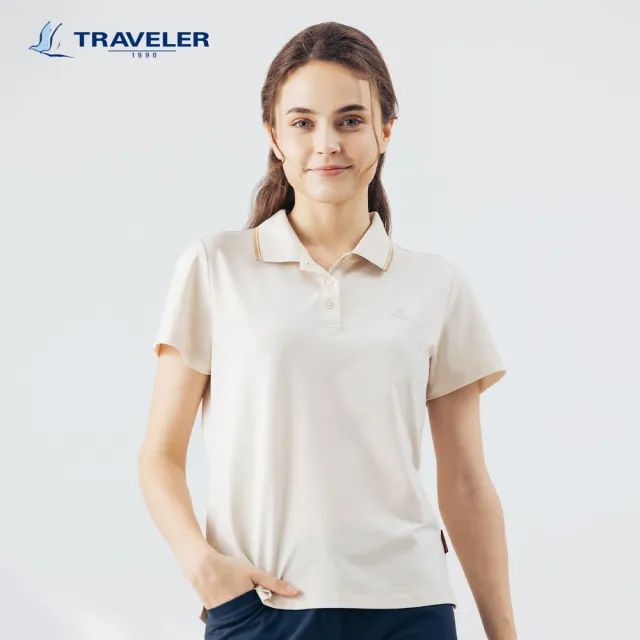 【TRAVELER 旅行者】24SS女款消臭吸排上衣_241TR812(消臭/吸濕排汗/機能衣)