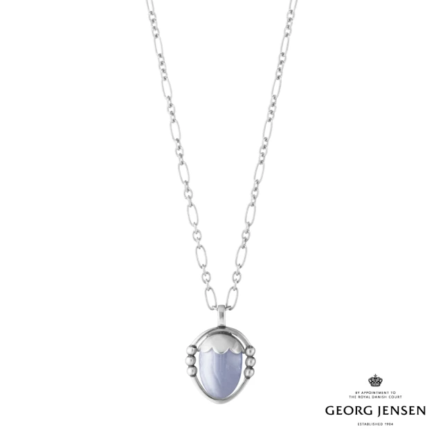 Georg Jensen 喬治傑生 1988 HERITAGE 吊墜(純銀 瑪瑙 項鍊)