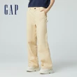 【GAP】女裝 直筒卡其工裝褲-卡其色(872552)