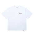 【Dickies】男女款白色純棉胸前簡約品牌Logo印花休閒舒適短袖T恤｜DK012902J40