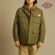 【Dickies】男款軍綠色純棉多口袋設計三合一工裝厚外套｜DK012578MGR