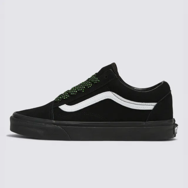 【VANS 官方旗艦】Old Skool 男女款黑色滑板鞋