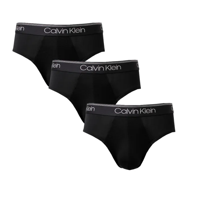 【Calvin Klein 凱文克萊】3件組 涼感超細纖維男內褲 男三角內褲(CK內褲-多款任選)