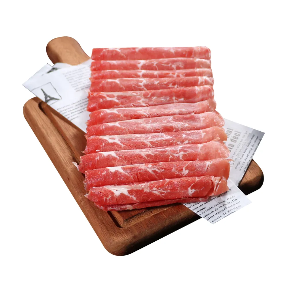 【勝崎生鮮】巴拉圭亞伯丁黑牛極鮮嫩肩火鍋肉片5盒組(200公克±10% / 1盒)