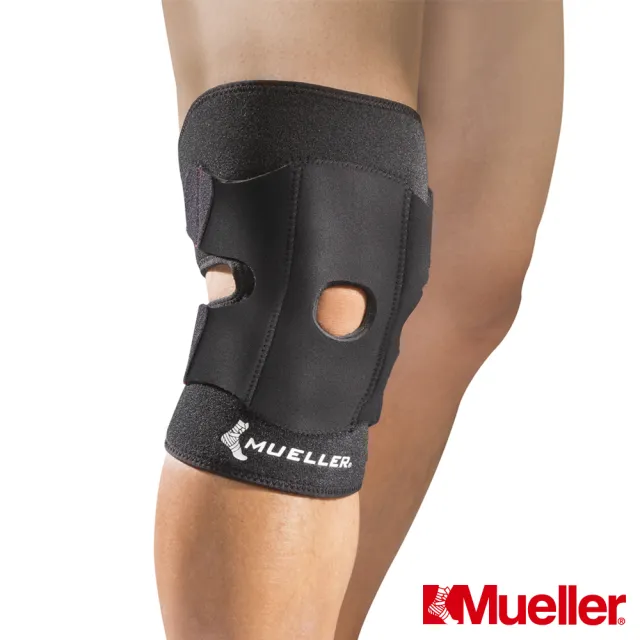 【MUELLER】髕骨強化 可調式膝關節護具 黑(醫療用肢體裝具 未滅菌)