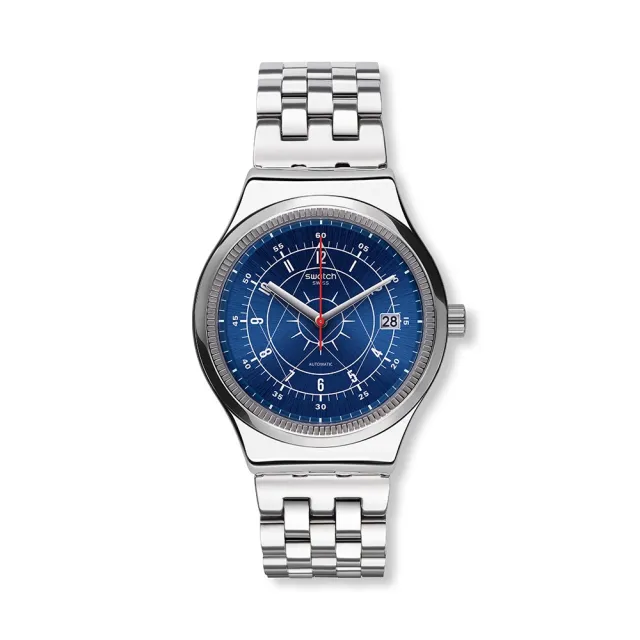【SWATCH】金屬 Sistem51機械錶手錶 SISTEM BOREAL 男錶 女錶 瑞士錶 錶 自動上鍊(42mm)