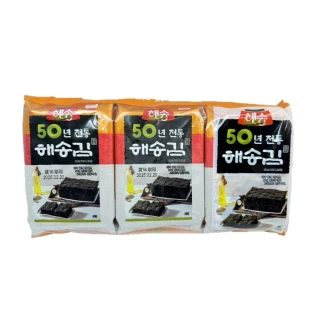【海松】韓式海苔-麻油風味3.5g*6小包/袋(21g)