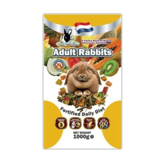 【Pet Village 魔法村】兔子天然水果大餐 1kg/包(兔飼料 兔主食 全齡兔 成兔)
