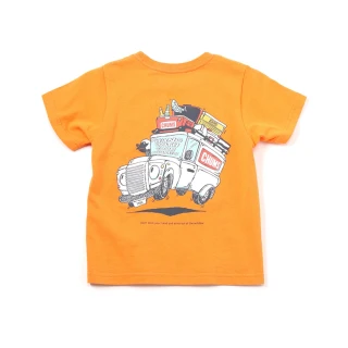 【CHUMS】CHUMS 休閒 童Kids Go Outdoor Pocket T-Shirt短袖上衣  橘色(CH211310D001)