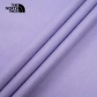 【The North Face 官方旗艦】北面男款紫色品牌標語LOGO休閒短袖T恤｜88GCPJO