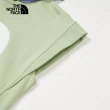 【The North Face 官方旗艦】北面UE女款綠色舒適大尺寸品牌LOGO連帽無袖T恤｜885XI0G