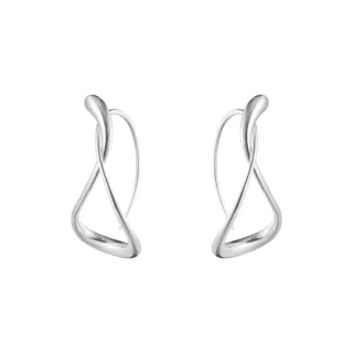 【Georg Jensen 官方旗艦店】Mercy 箍圈式耳環 大號(純銀 耳環)