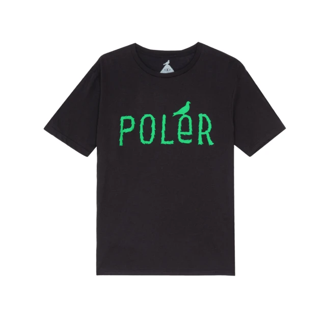 POLER STUFF FURRY PIGEON TEE 短袖上衣(STAPLE 聯名款 / 黑色)