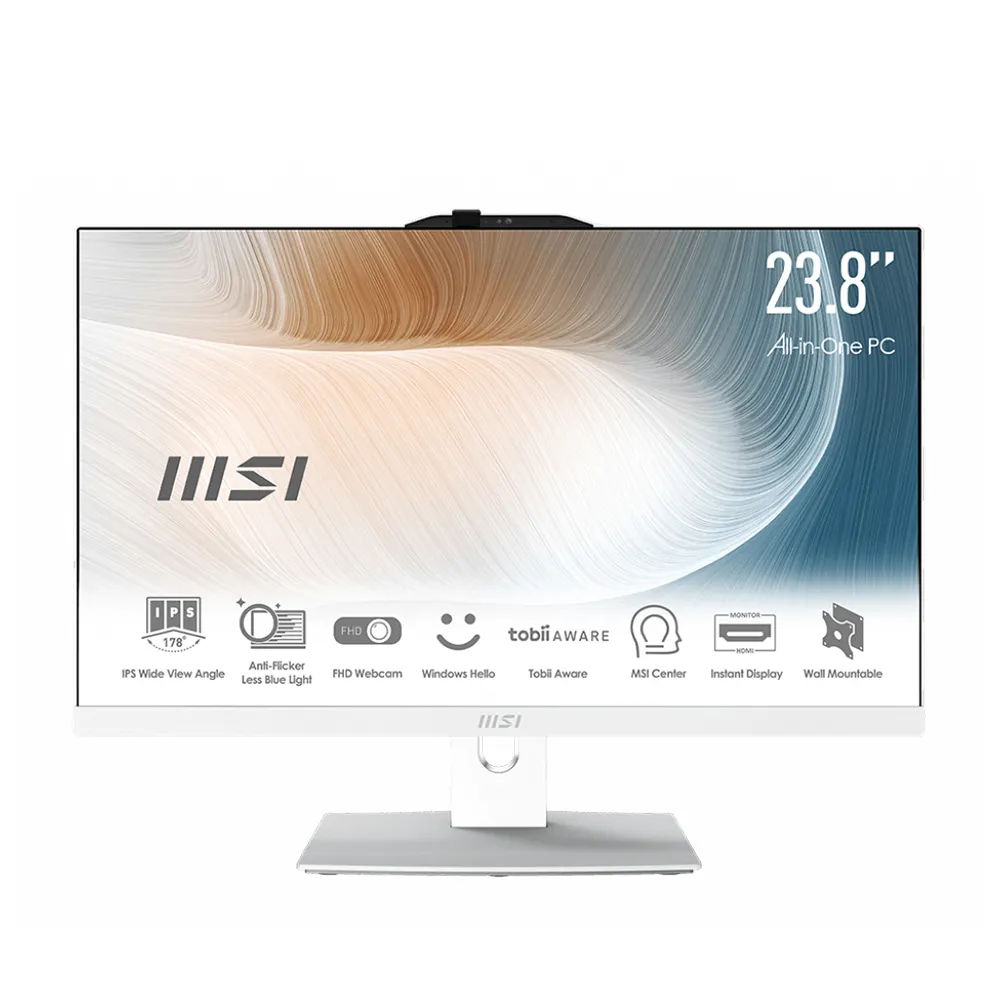 【MSI 微星】24型i7十二核液晶電腦(Modern AM242TP 12M-443TW/i7-1260P/16G/1TB SSD/W11P)