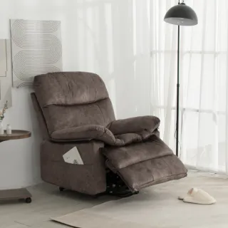 【IDEA】麂皮電動無段式按摩沙發躺椅/皮沙發(單人沙發)