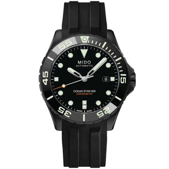 【MIDO 美度】特別版 OCEAN STAR 海洋之星 陶瓷錶圈 600米潛水機械腕錶 禮物推薦 畢業禮物(M0266083305100)