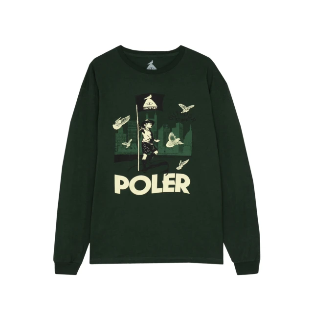 POLER STUFF OUTDOOR STUFF LONGSLEEVE 長袖上衣(STAPLE 聯名款/ 深綠)