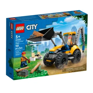 【LEGO 樂高】City 城市系列 - 工程挖土機(60385)