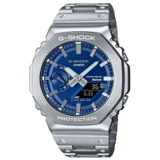 【CASIO 卡西歐】G-SHOCK 金屬 農家橡樹 雙顯腕錶(GM-B2100AD-2A)