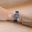 【SEIKO 精工】SPIRIT系列 SBTR019 日本國內販售款 熊貓 三眼 計時 皮革錶帶 石英 男士 手錶