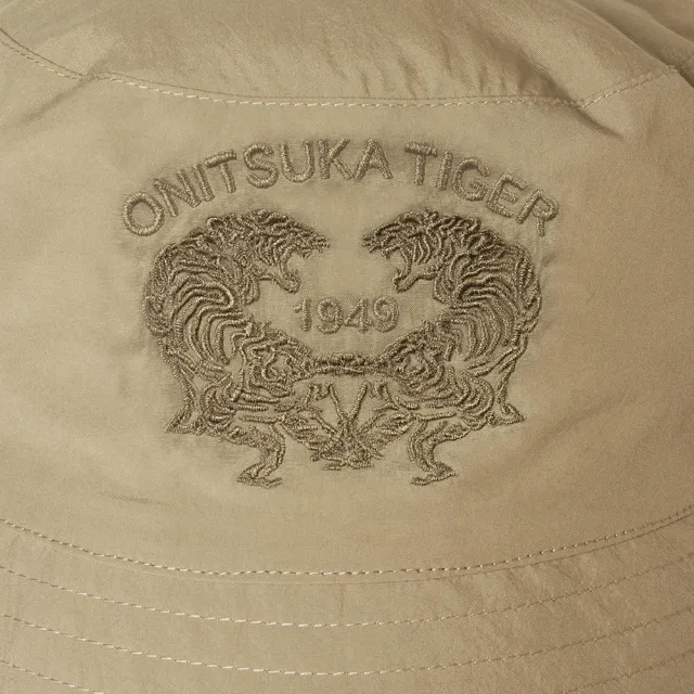 【Onitsuka Tiger】鬼塚虎-米底紅花紋雙面漁夫帽(3183B029-250)