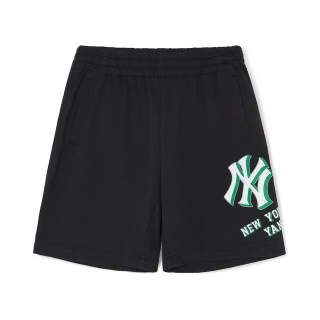 【MLB】童裝 運動短褲 Monogram系列 紐約洋基隊(7ASPMT143-50BKS)